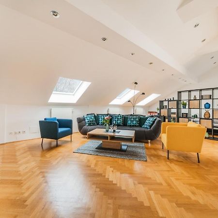 Penthouse Apartment - Sauna - Terrasse - Kamin - Ac Wien Exterior foto